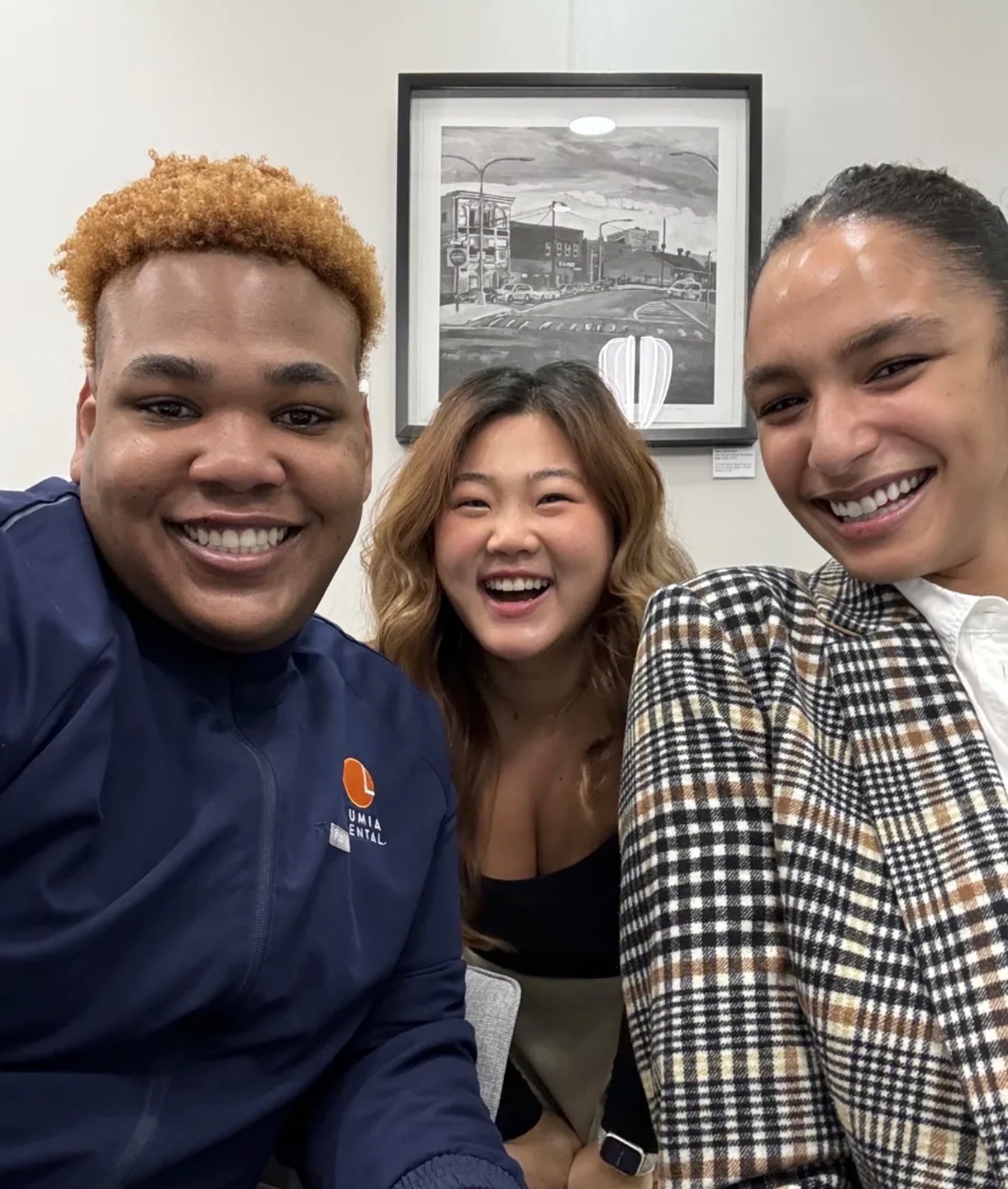 Jalil, Annie Chung, and Dr. Drummond at Lumia Dental