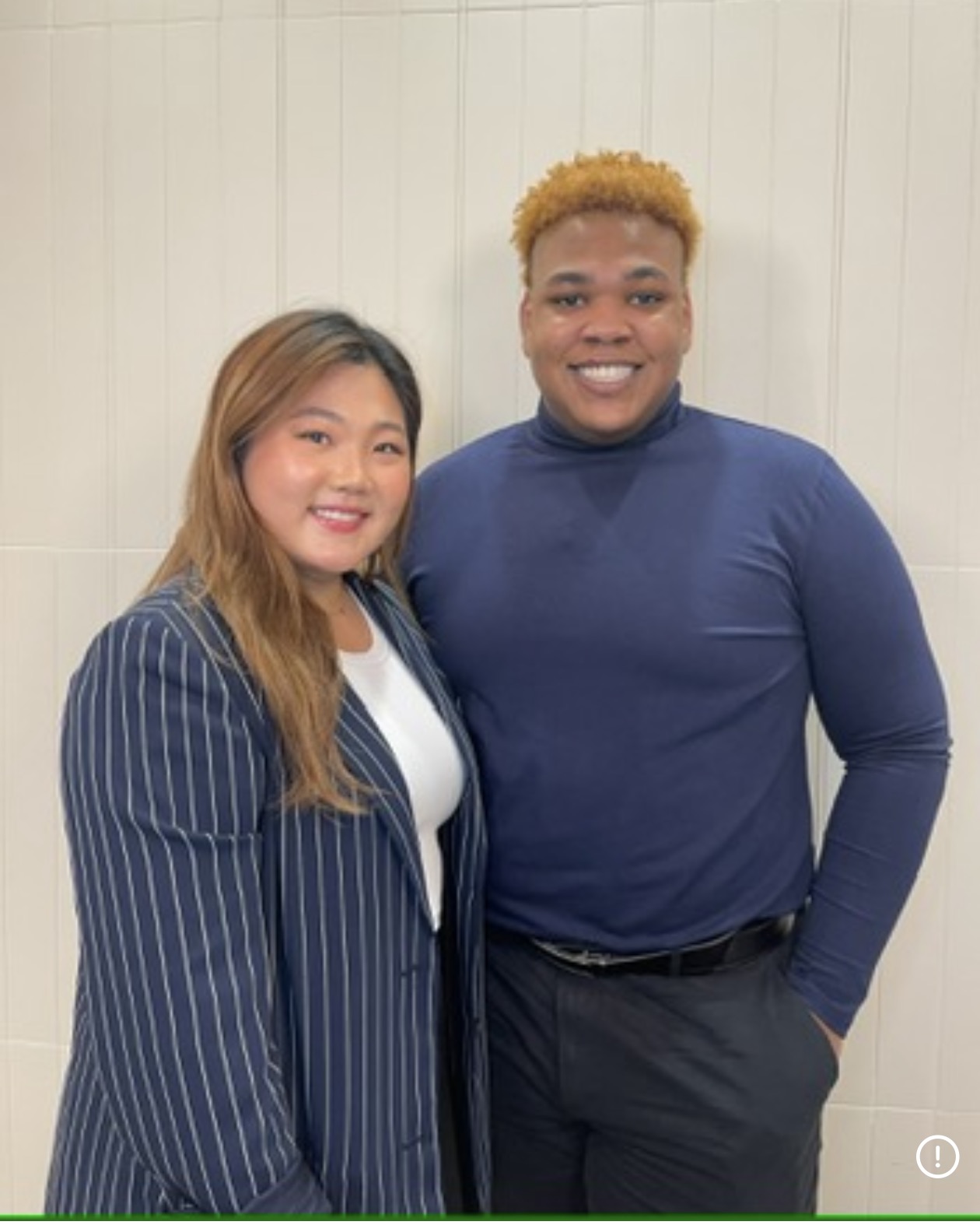 Jalil Lewis and the Lumia Dental front desk team